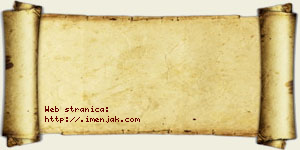 Julijana Aksentijević vizit kartica